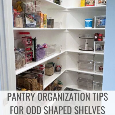 Walk-in Pantry Organization Ideas for Oddly Shaped Pantries
